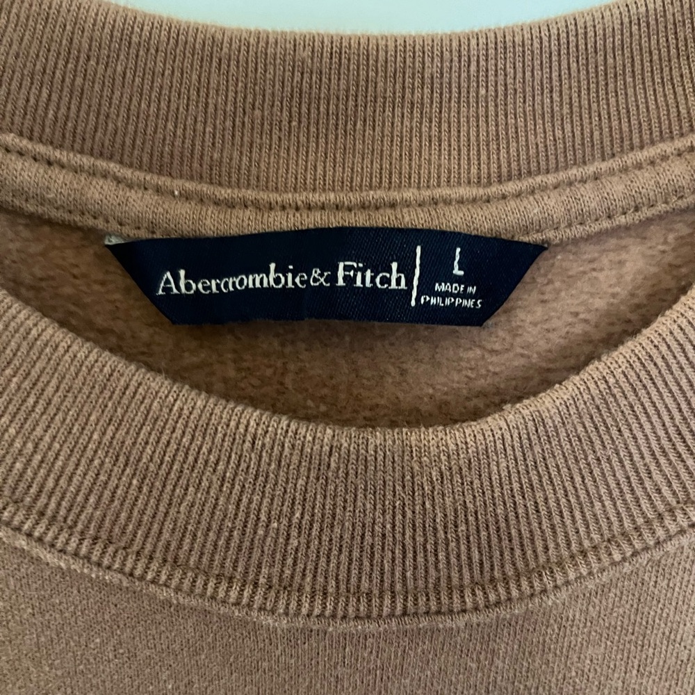 Abercrombie balloon sleeve crewneck sweatshirt size large - Picture 2 of 6